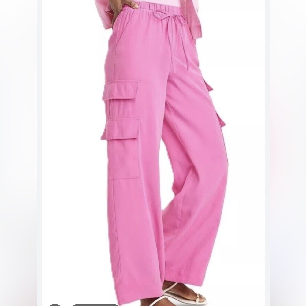 a new day Women's Wide Leg Pink Pants